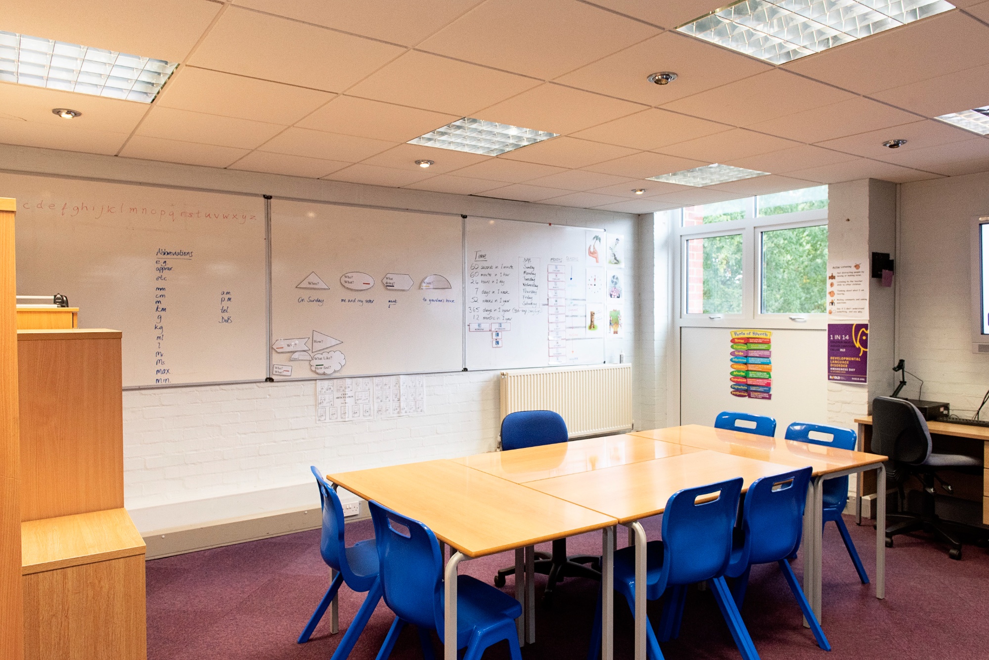 Desks in the ELP.