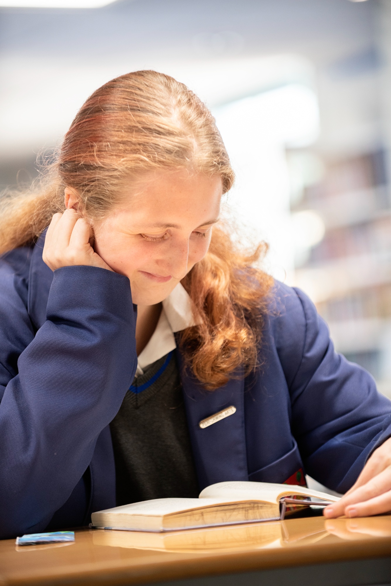 Girl learning in the ELP.